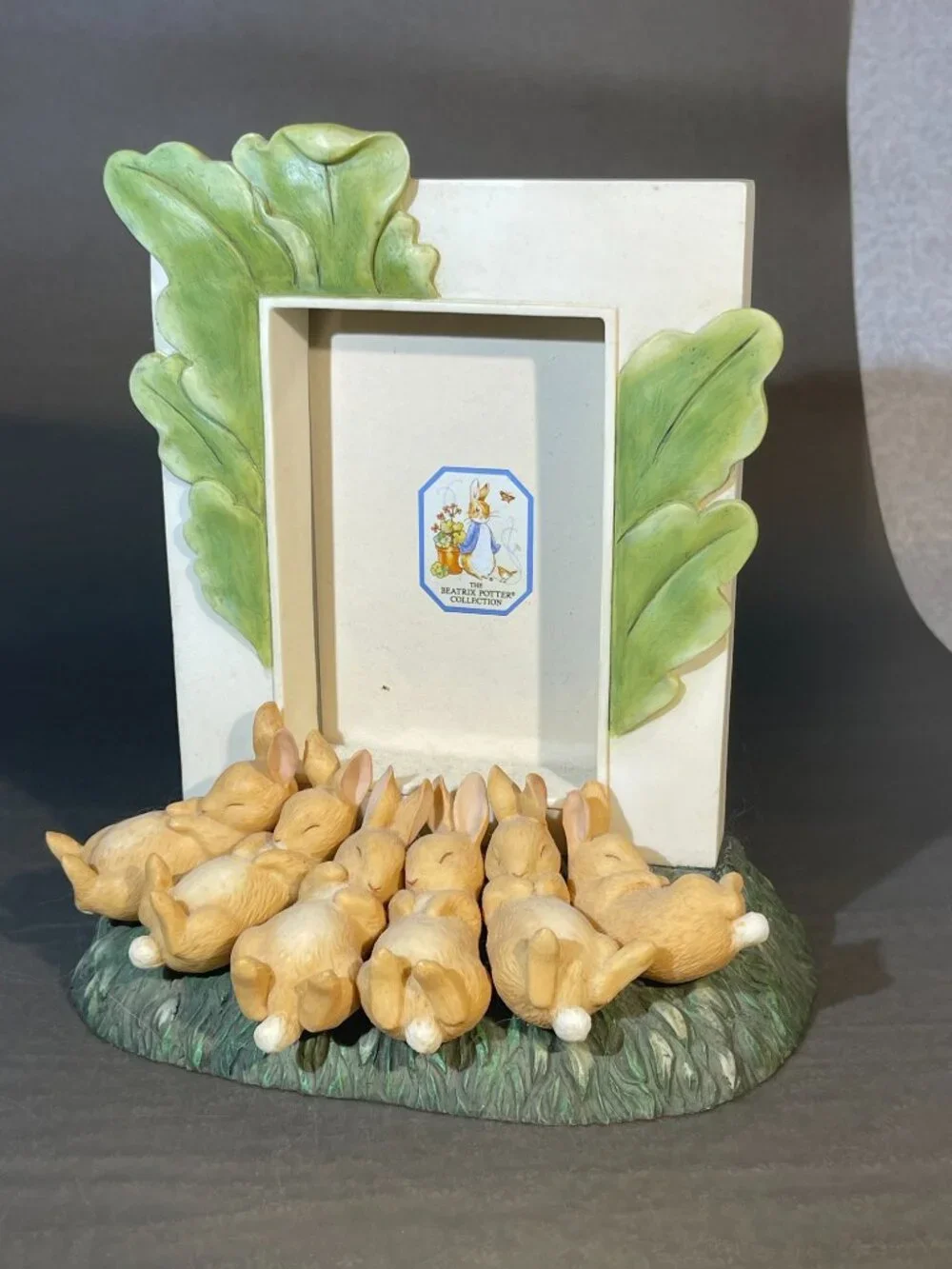 Rare Vtg 1999 Michel & Company Beatrix Potter Picture/Photo Frame Flopsy Bunnies